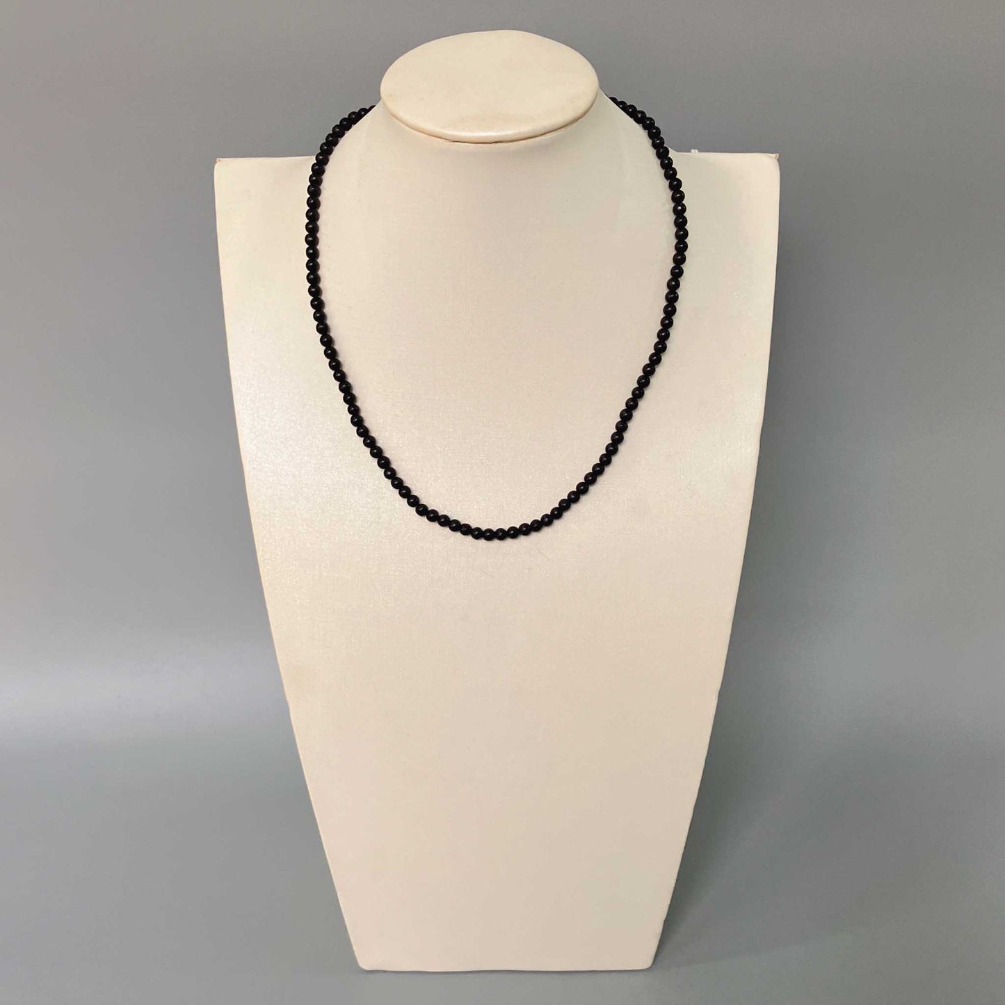 Shungite Round Bead Necklace 4mm A