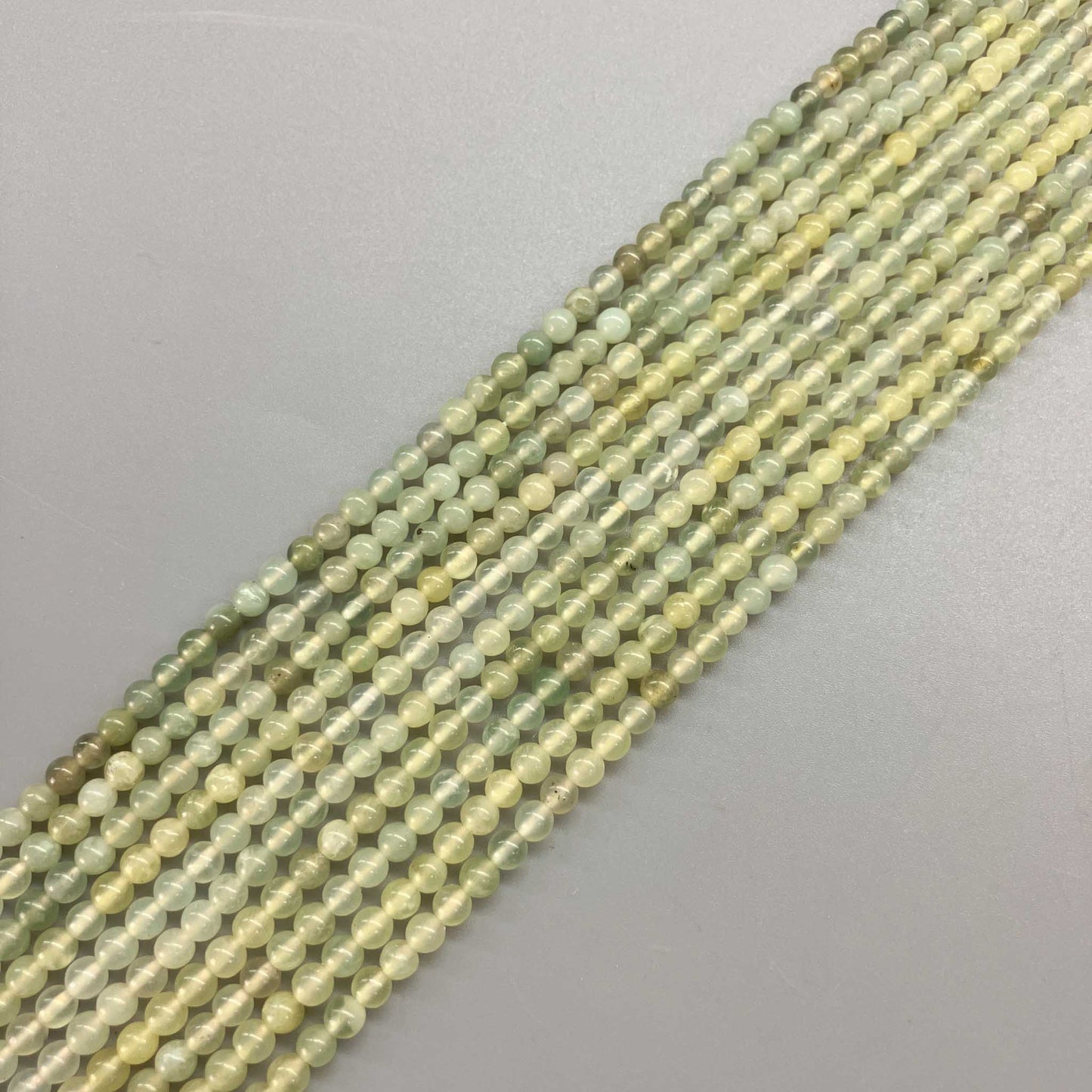 New Jade Round Bead 16" 4mm A