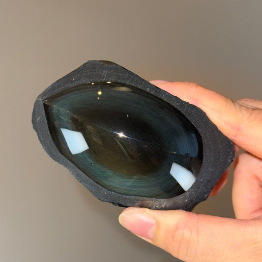 彩虎眼石手串 & 黑曜石 男士聖誕禮物 Rainbow Tiger's Eye & Black Obsidian Christmas set(For Male)