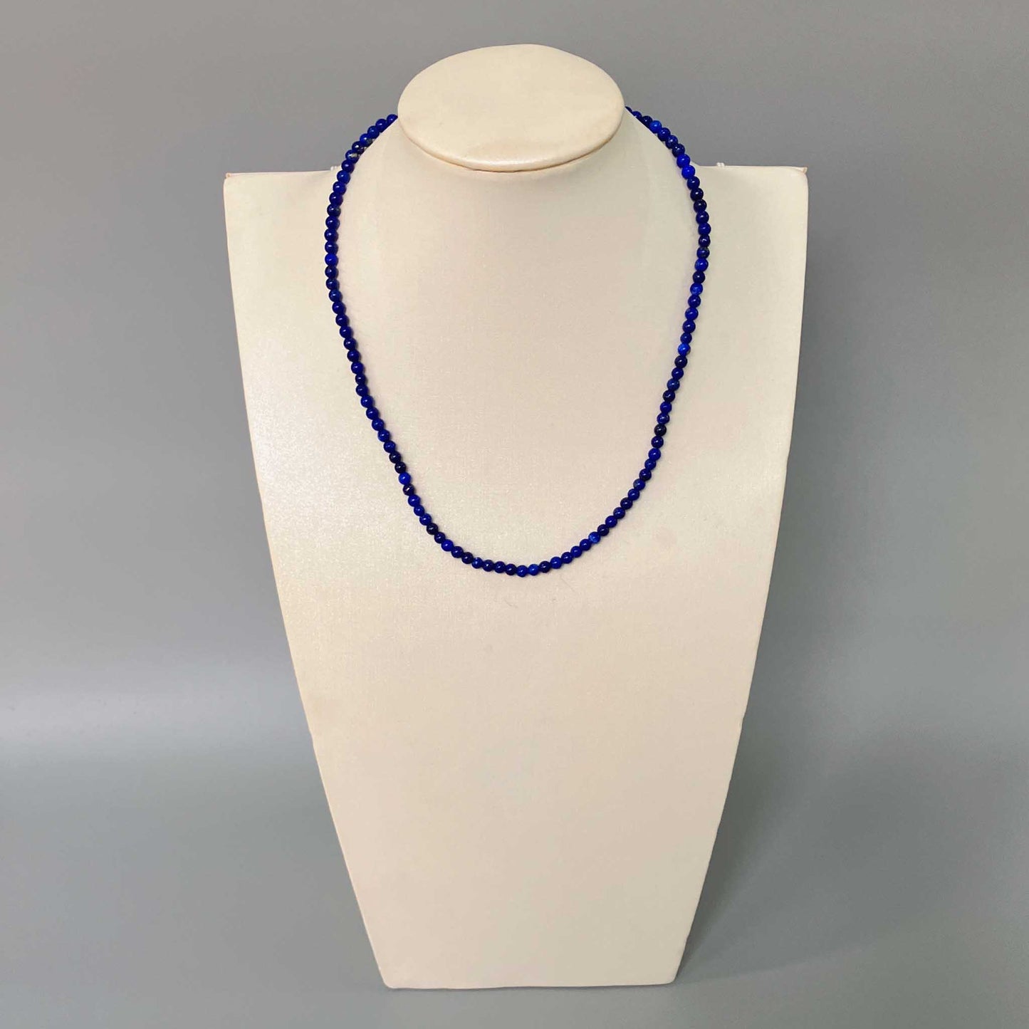 Lapis Lazuli Round Bead Necklace 4mm A