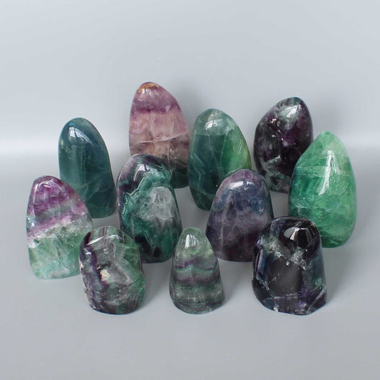 Rainbow Fluorite Sculpture 100-300g/pc A