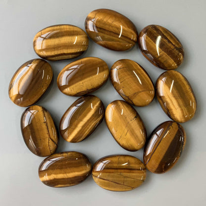 Golden Tiger Eye Soap stone 1.8 inch (1.3 x 3 x 4.5cm) A/A+