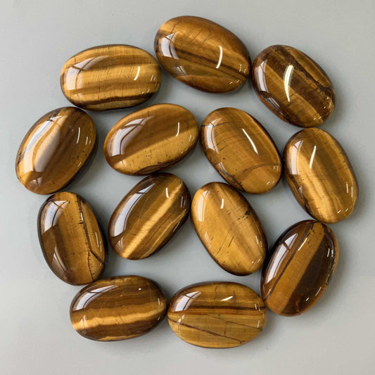 Golden Tiger Eye Soap stone 1.8 inch (1.3 x 3 x 4.5cm) A/A+