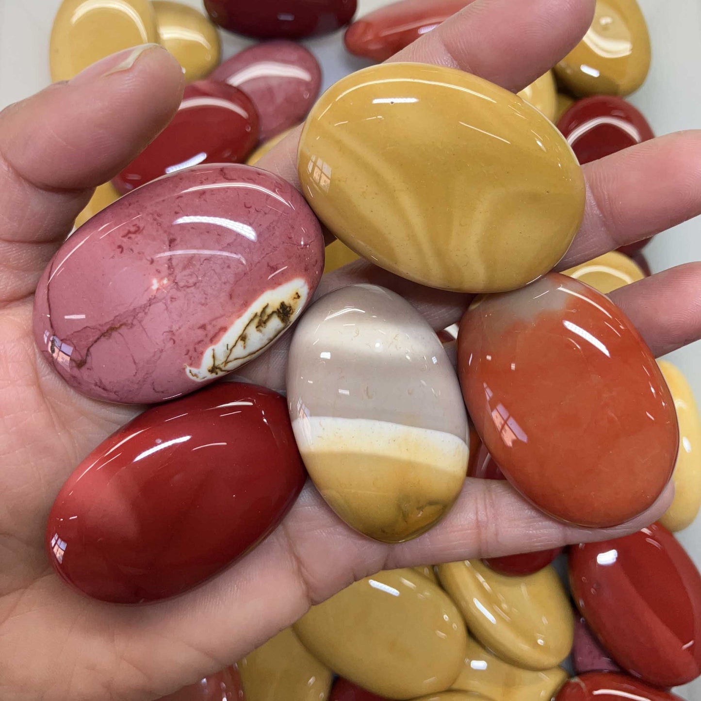 Mookaite Soap stone 13*30*45mm A