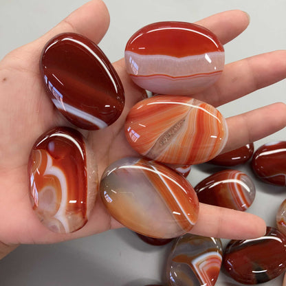 Carnelian With Stripe Soap stone 13*30*45mm A