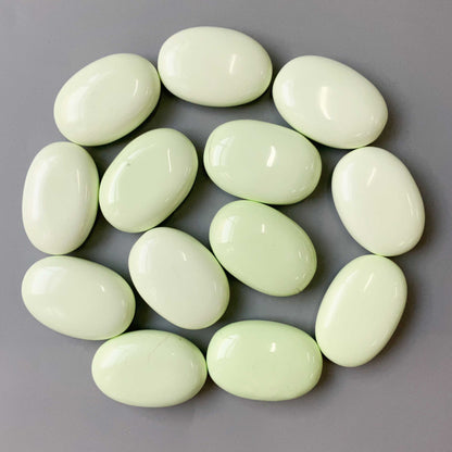 Lemon Chrysoprase Soap stone 15x30x45mm A