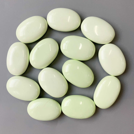 Lemon Chrysoprase Soap stone 15x30x45mm A