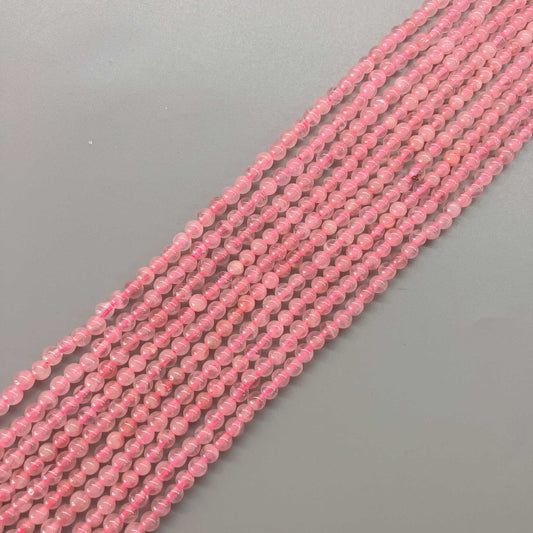 Rose Quartz Round Bead 16" 4mm A