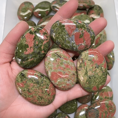 Unakite Soap stone 13*30*45mm A