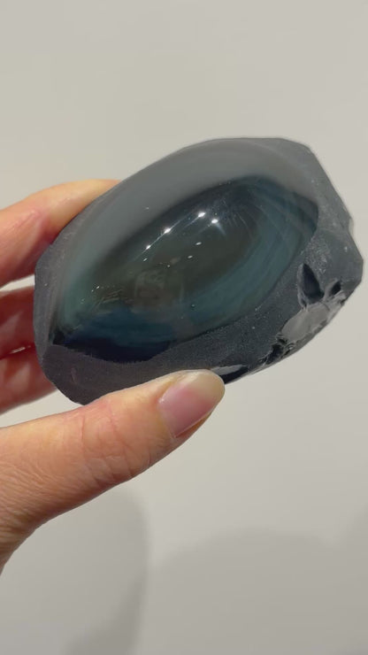 彩虎眼石手串 & 黑曜石 男士聖誕禮物 Rainbow Tiger's Eye & Black Obsidian Christmas set（For Male)