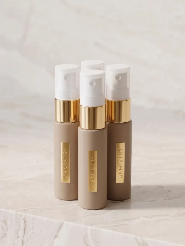 Gemistry AuraMist — crystal cleansing and space purification spray in glass bottle
